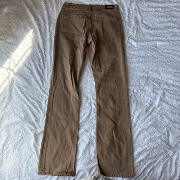 Liverpool Jeans Company Tan Straight Leg Pants Khaki - Picture 7 of 9